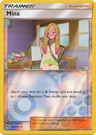 Lost Thunder Mina #183/214 reverse holo